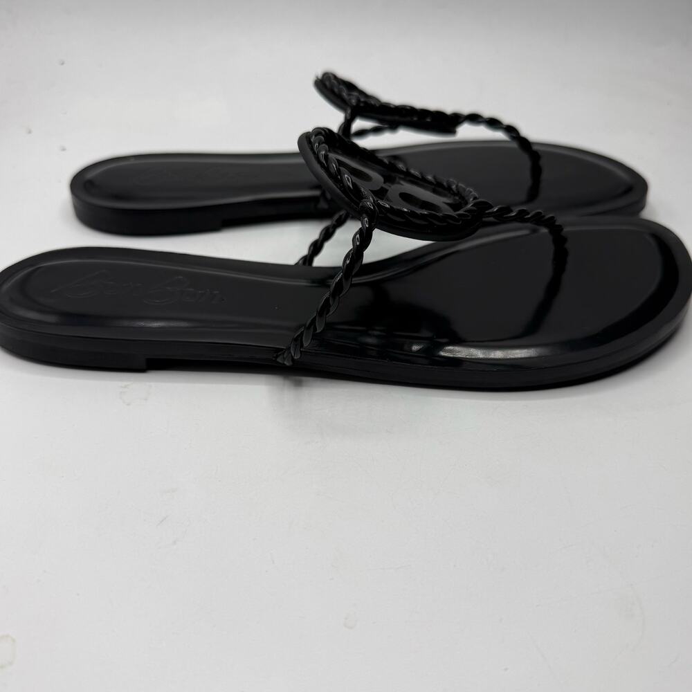 NEW NWT Tory Burch x BonBon Miller Twist Sandals Black Size 9.5 - Picture 3 of 7